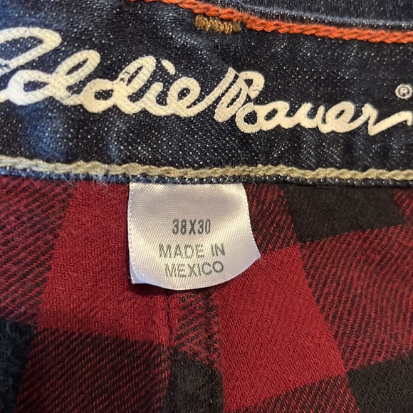 Eddie Bauer Flannel Lined Jeans - Picture 6 of 7